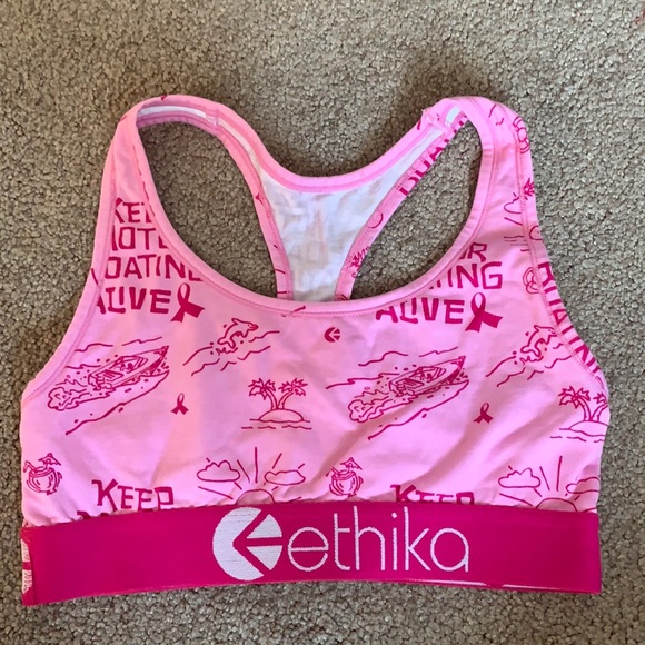 ethika Intimates & Sleepwear Ethika Breast Cancer Sports Bra Poshmark